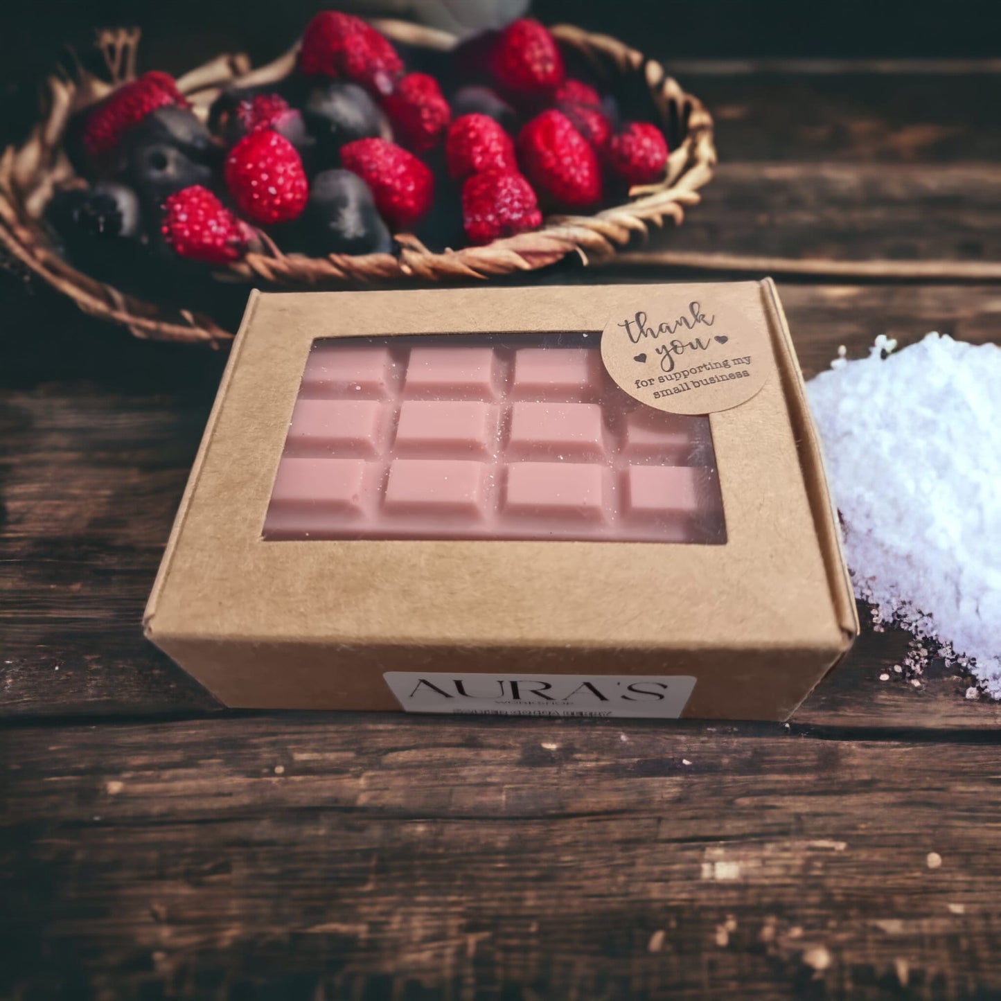 Salted Cocoa Berry Bliss Wax Bars - Auras Workshop  -  Wax Melts -   - Cyprus & Greece - Wholesale - Retail #