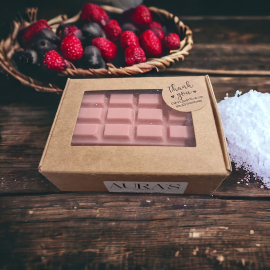 Salted Cocoa Berry Bliss Wax Bars - Auras Workshop  -  Wax Melts -   - Cyprus & Greece
