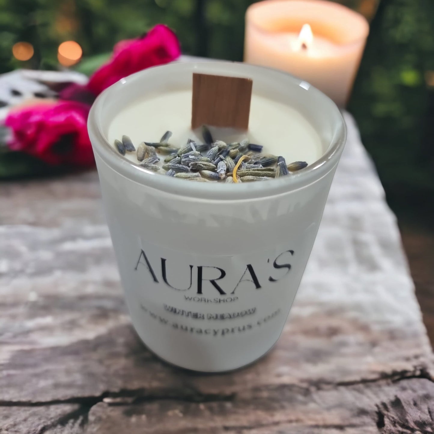 Winter Meadow Scent Small Candle - Auras Workshop  -  Candles -   - Cyprus & Greece - Wholesale - Retail #